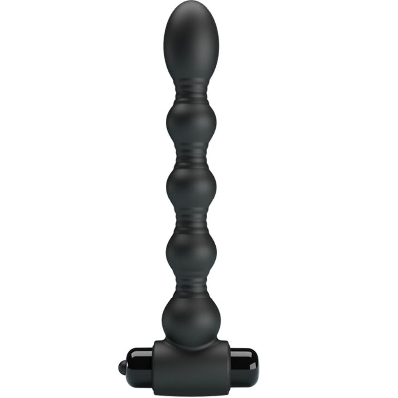 PRETTY LOVE - PLUG ANAL LYNN SILICONE 10 VIBRAÇÕES PRETO
