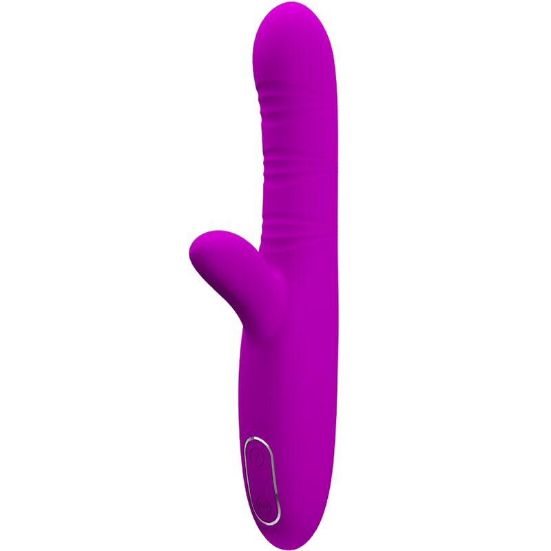 PRETTY LOVE - VIBRADOR MULTIFUNÇÕES ANGELIQUE + ESTIMULADOR CLITORIANO ROXO