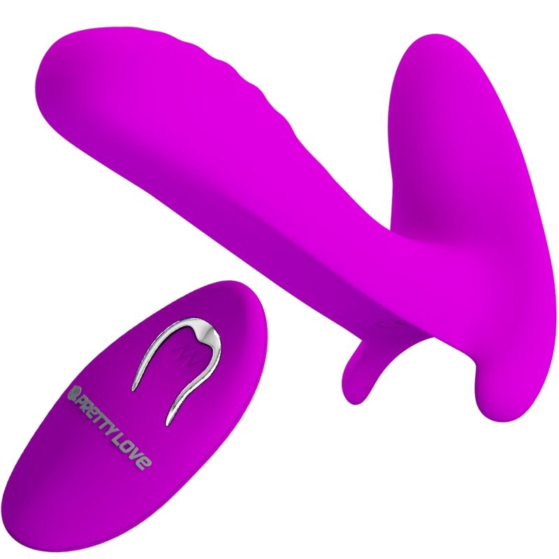 PRETTY LOVE - MASSAGEADOR E VIBRADOR 12 VIBRAÇÕES COM CONTROLO REMOTO ROXO