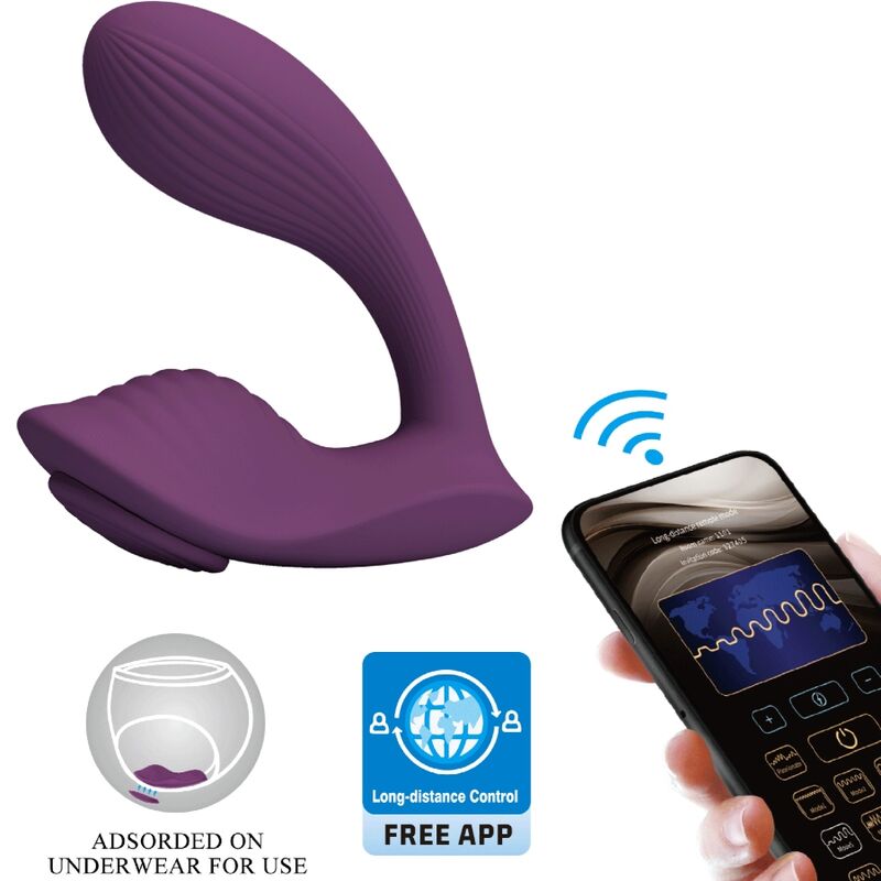 PRETTY LOVE - FRANZ MASSAGIADOR E VIBRADOR APLICAÇÃO GRÁTIS ROXO