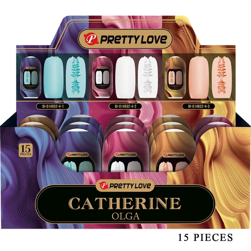 PRETTY LOVE - OLGA PACK 15 MASCURBATEURS DIFERENTES PARA HOMENS