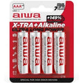 AIWA - PILHAS ALCALINAS X-TRA AAA LR03 BLISTER*4