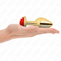 KINK - PLUG ANAL OU ROSA VERMELHA TAMANHO L