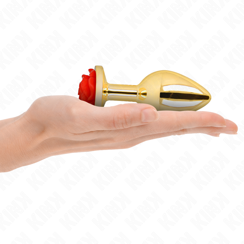 KINK - PLUG ANAL OU ROSA VERMELHA TAMANHO L