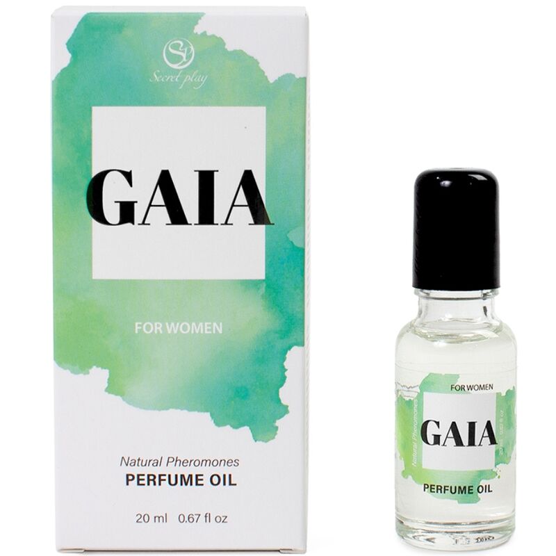 SECRETPLAY - GAIA PERFUME NATURAL DE FEROMONAS EM ÓLEO PARA MULHER 20 ML
