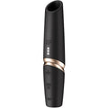 SATISFYER - ESTIMULADOR DE CLÍTORIS PERFECT KISS WAVE PRETO / DOURADO