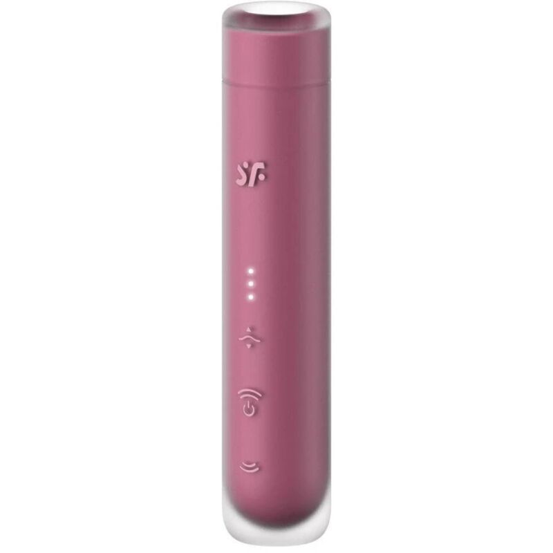 SATISFYER - ESTIMULADOR CLITORIANO FIRST KISS WAVE GARNET