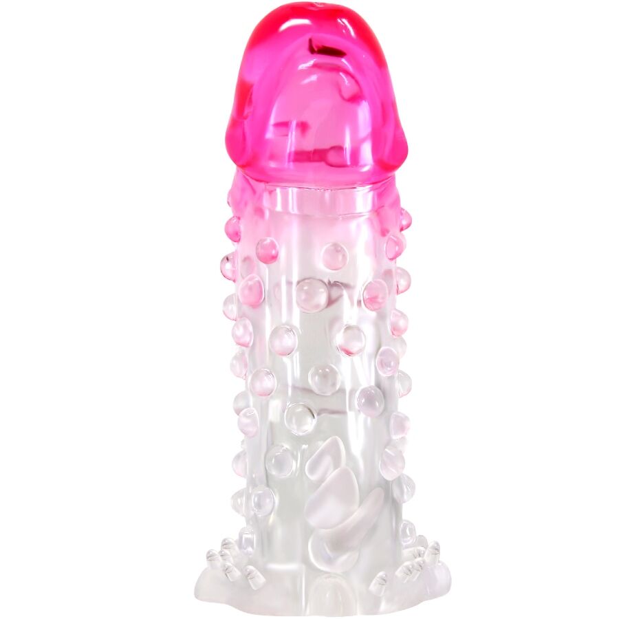 PRETTY LOVE - EXTENSOR REALISTA WILFORD COM PENIS EM RELEVO ROSA
