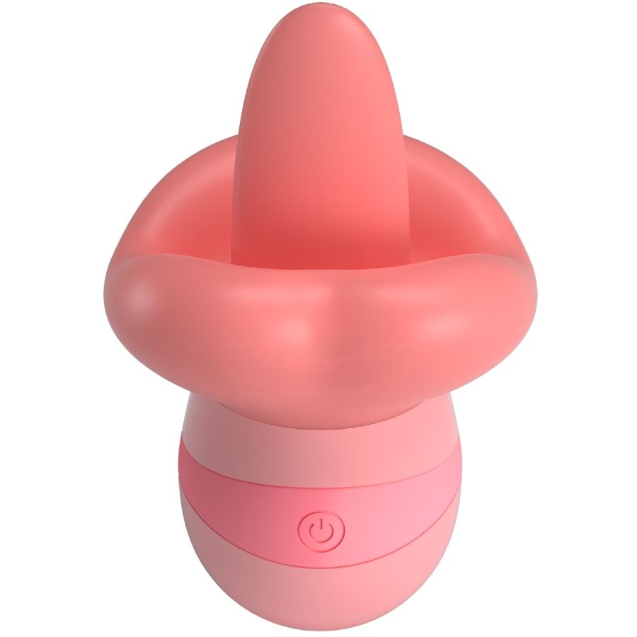 PRETTY LOVE - ESTIMULADOR CLITORIANO KYLEE TONGUE 10 VIBRAÇÕES ROSA NUDE