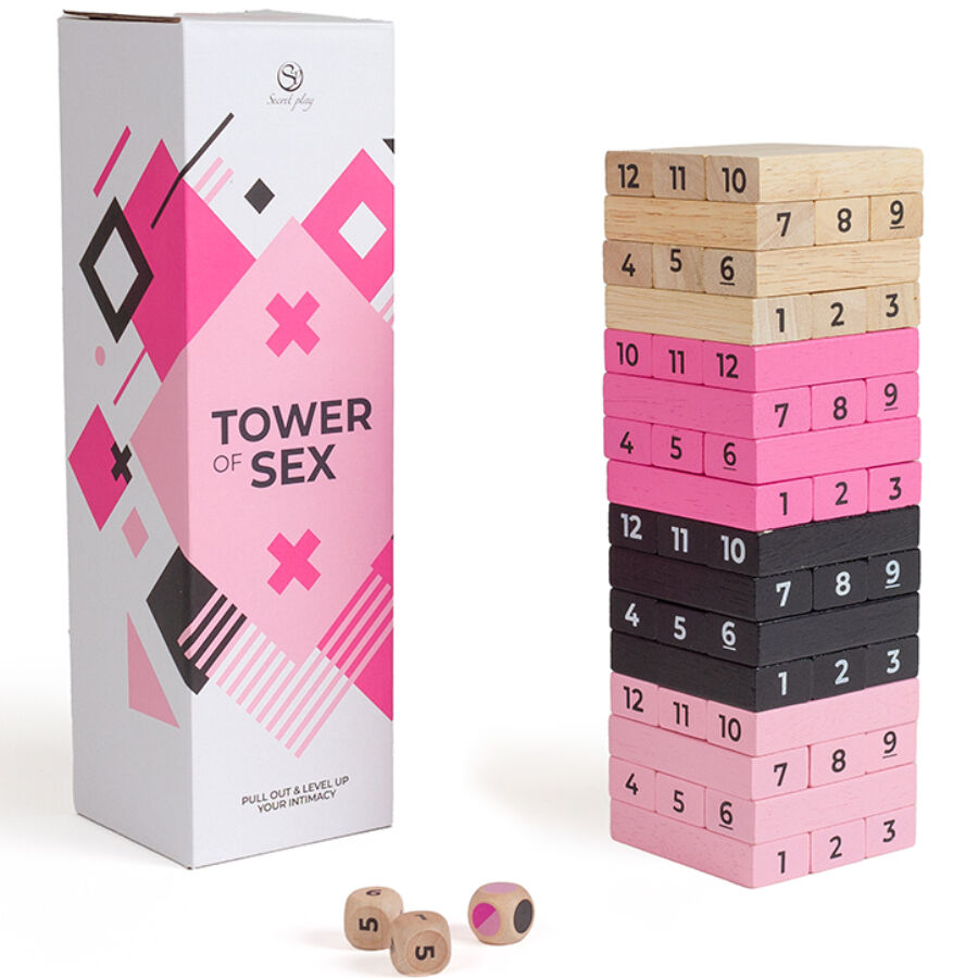 SECRETPLAY - JOGO EM MADEIRA A TORRE DO SEXO