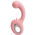 PRETTY LOVE - VIBRADOR PONTO G + ESTIMULADOR DE CLITÓRIS ERYNNYES 10 VIBRAÇÕES ROSA