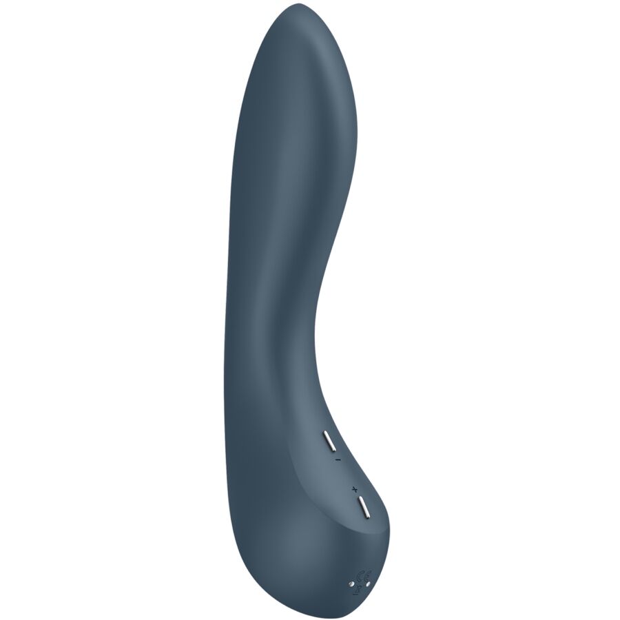 SATISFYER - VIBRADOR PROGRAMÁVEL 12 VIBRAÇÕES G-SPOT WAVE 4 CINZENTO ESCURO