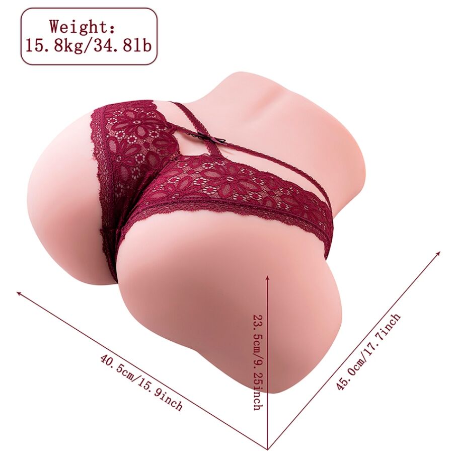 XISE - MARISA MASTURBADOR VAGINAL REALISTA MULTIPOSIÇÃO COM MOVIMENTOS DE IMPULSO