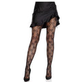 LEG AVENUE - COLLANTS DE REDE COM LAÇO PRETO