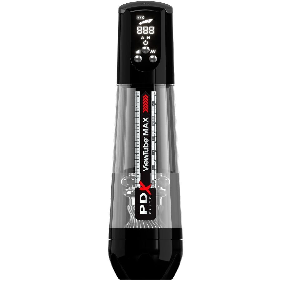 PDX ELITE - VIEWTUBE MAX MATEUR AUTOMÁTICO COM SUCÇÃO TRANSPARENTE