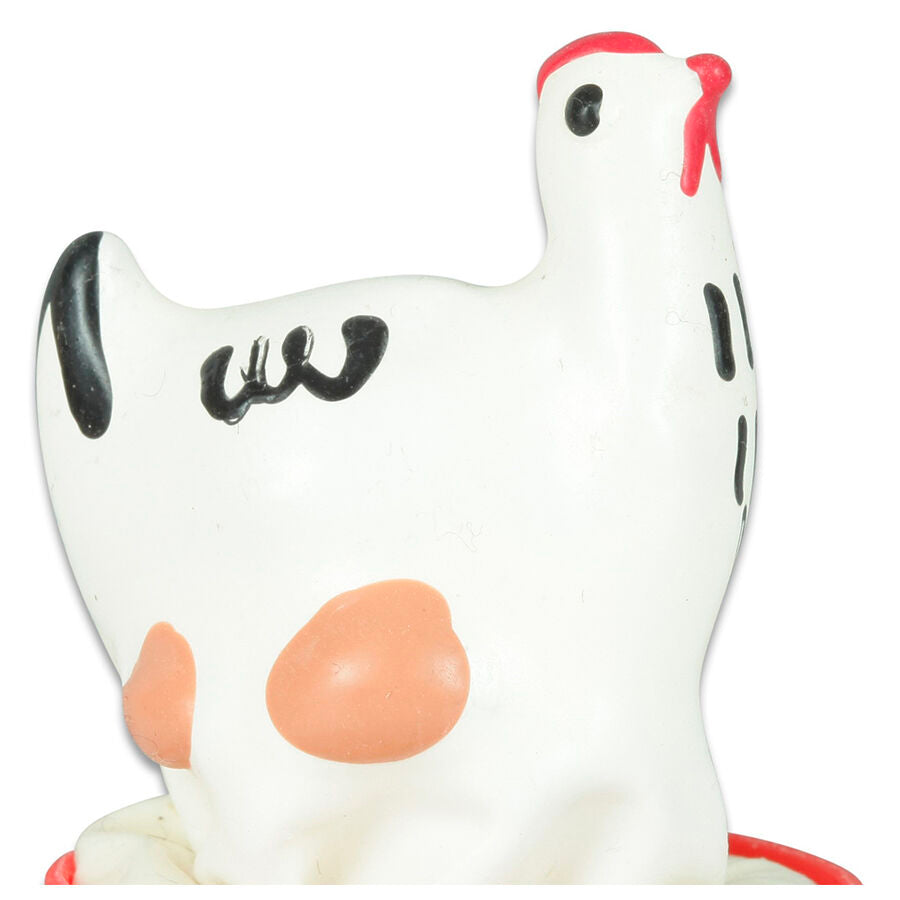 CONDOMERIE - PRESERVATIVOS DE FANTASIA PINTADOS À MÃO GALINHA BRANCA
