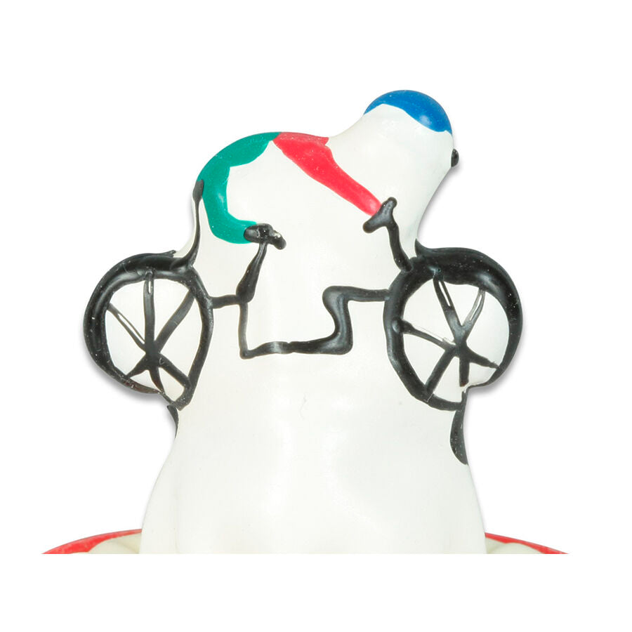 CONDOMERIE - PRÃ‰SERVATIFS FANTAISIE PEINTS Ã€ LA MAIN EN FORME DE VÃ‰LO