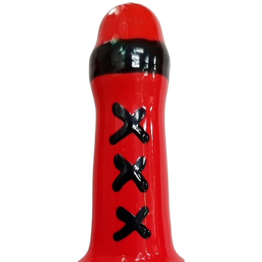 CONDOMERIE - PRESERVATIVOS DE FANTASIA PINTADOS À MÃO AMSTERDAM VERMELHO