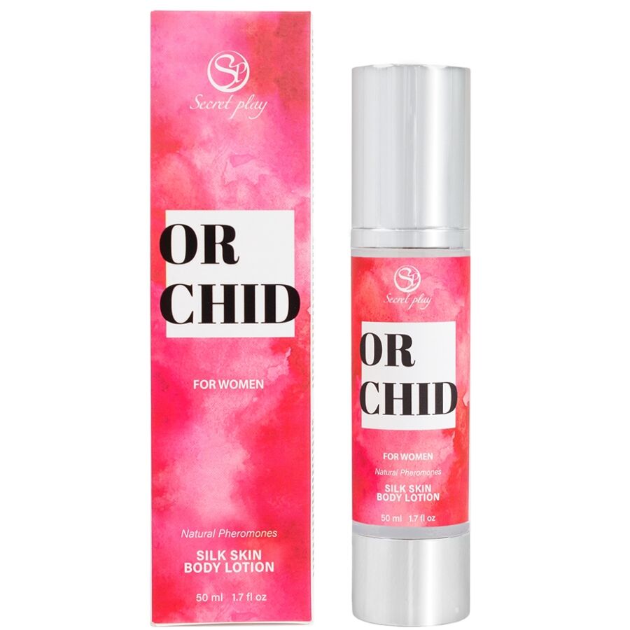SECRETPLAY - LOÇÃO CORPORAL DE SEDA ORQUÍDEA PARA MULHER 50 ML