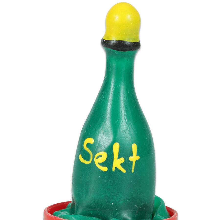 CONDOMERIE - PRESERVATIVOS DE FANTASIA CHAMPANHE PINTADOS À MÃO