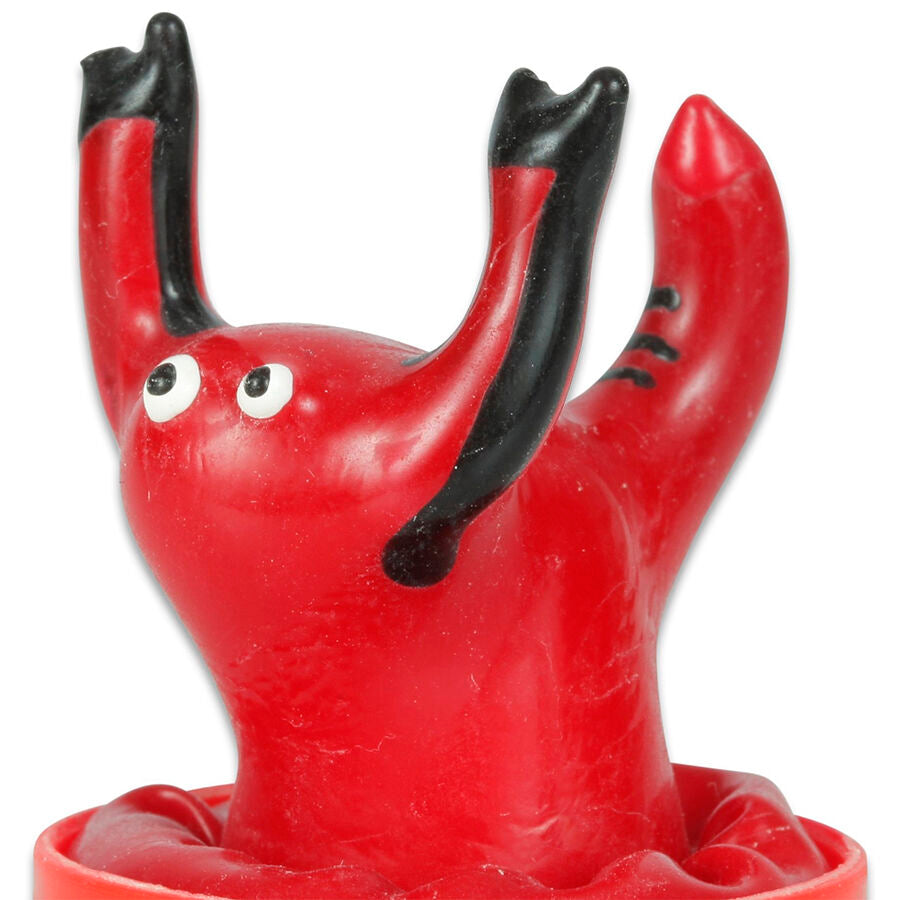 CONDOMERIE - PRESERVATIVOS DE FANTASIA PINTADOS À MÃO ESCORPIÃO VERMELHO