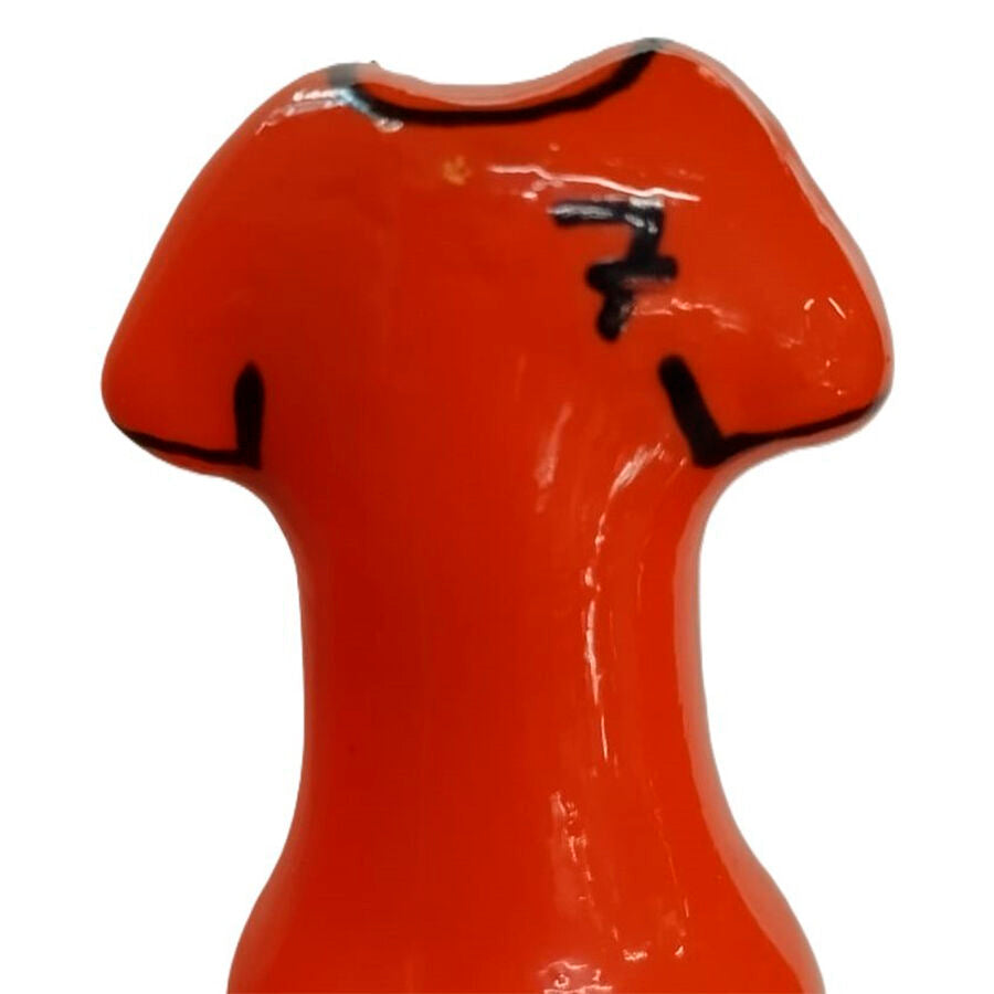CONDOMERIE - PRÃ‰SERVATIFS FANTAISIE PEINTS Ã€ LA MAIN T-SHIRT ORANGE