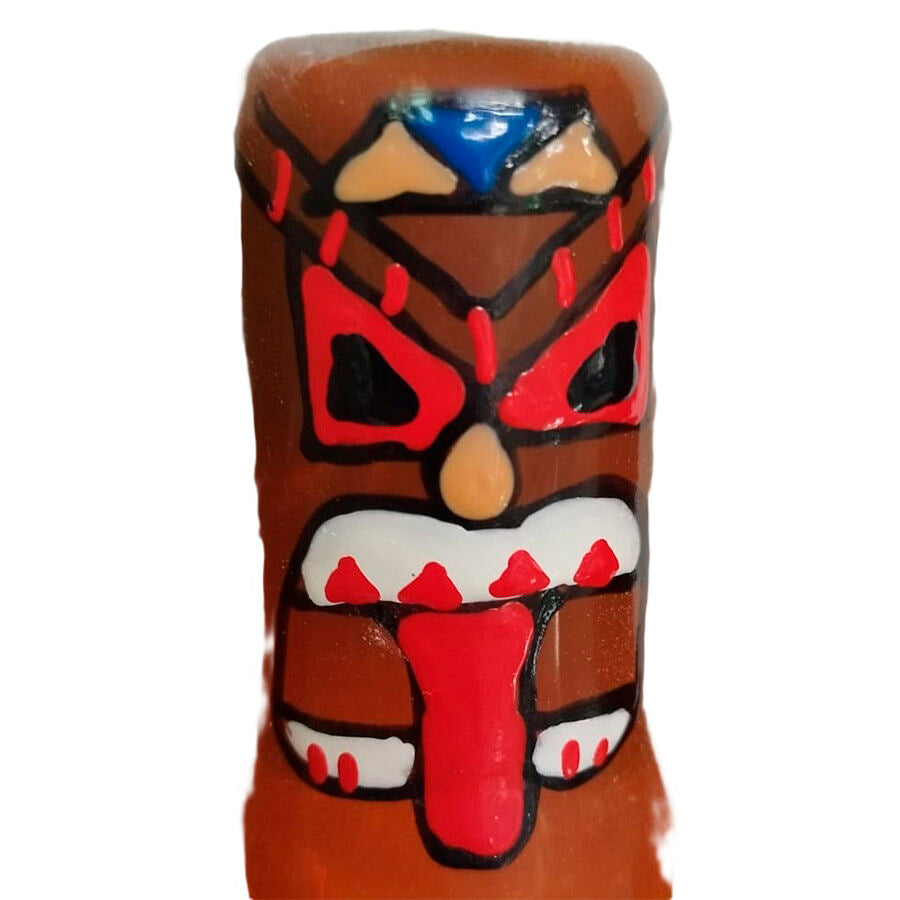 CONDOMERIE - PRESERVATIVOS DE FANTASIA PINTADOS À MÃO TIKI TOTEM-01
