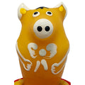 CONDOMERIE - PRÃ‰SERVATIFS FANTAISIE PEINTS Ã€ LA MAIN COCHON ASSIS JAUNE