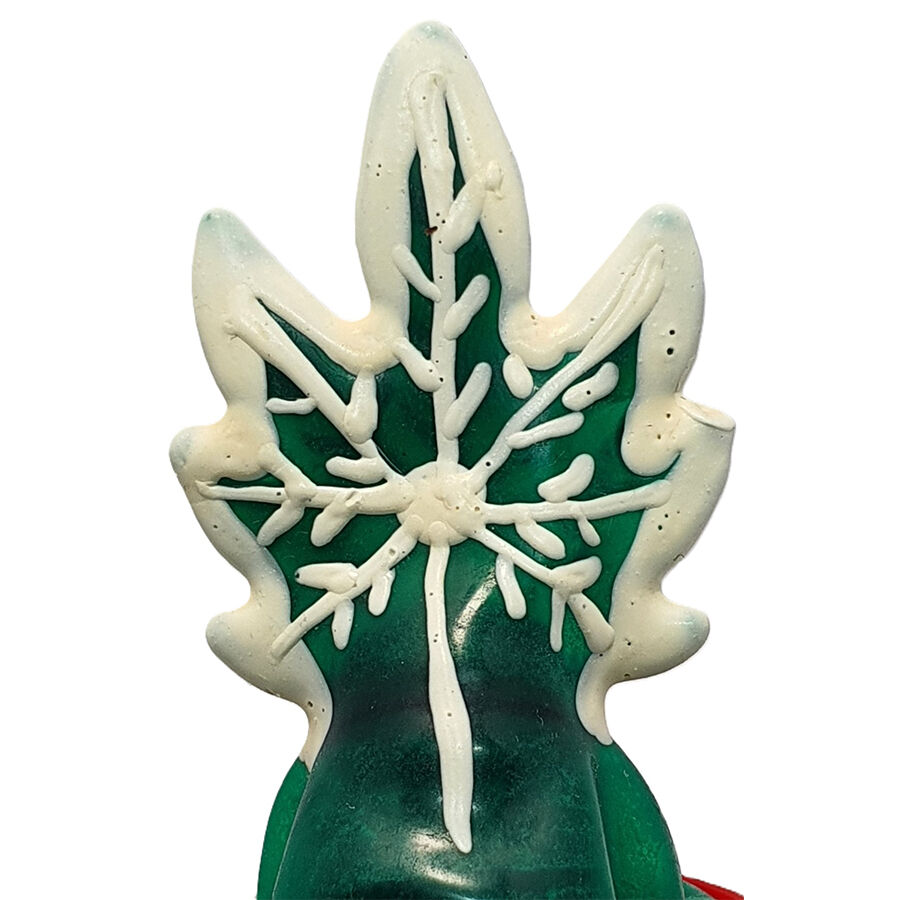 CONDOMERIE - PRÃ‰SERVATIFS FANTAISIE PEINTS Ã€ LA MAIN CANNABIS MODÃˆLE 2