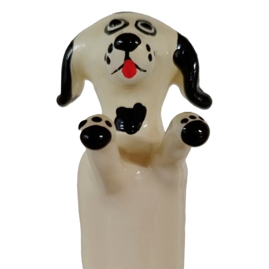 CONDOMERIE - PRÃ‰SERVATIFS FANTAISIE PEINTS Ã€ LA MAIN HAPPY WHITE DOG XL