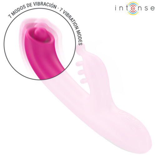 INTENSE - CHRISTINA MULTIFUNCIONAL RABBIT VIBRADOR 22,5 CM ROSA INTENSE - CHRISTINA MULTIFUNCIONAL RABBIT VIBRADOR 22,5 CM ROSA