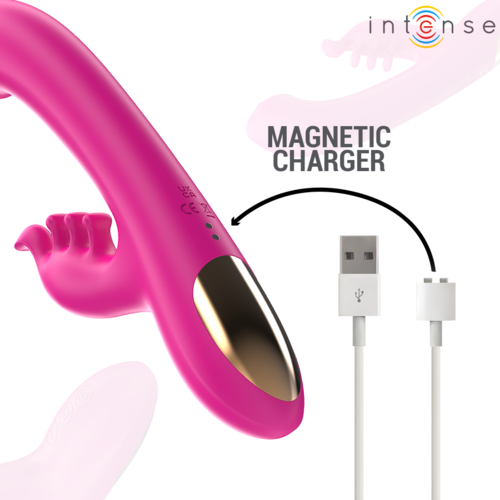 INTENSE - CHRISTINA MULTIFUNCIONAL RABBIT VIBRADOR 22,5 CM ROSA INTENSE - CHRISTINA MULTIFUNCIONAL RABBIT VIBRADOR 22,5 CM ROSA