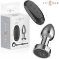INTENSE - PLUG ANAL 10 VIBRAÇÕES METAL C/ CONTROLO REMOTO S