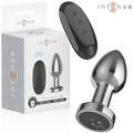 INTENSE - PLUG ANAL 10 VIBRAÇÕES METAL COM CONTROLO REMOTO M