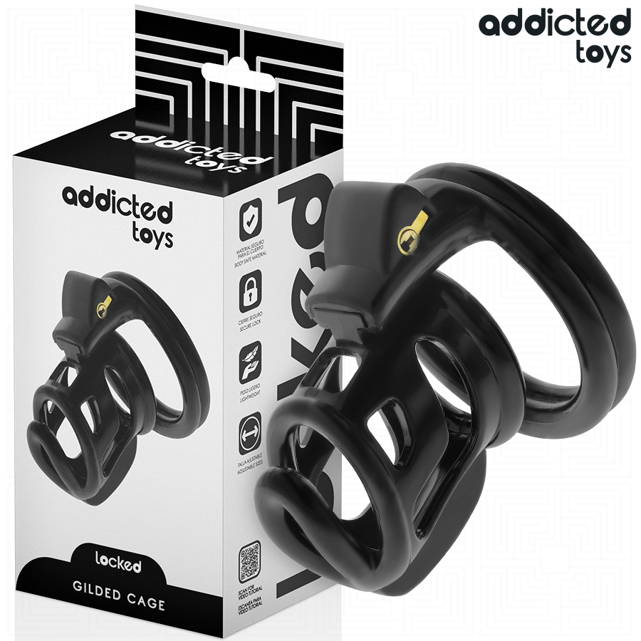 ADDICTED TOYS LOCKED - GILDEN CAGE (8,5 cm)