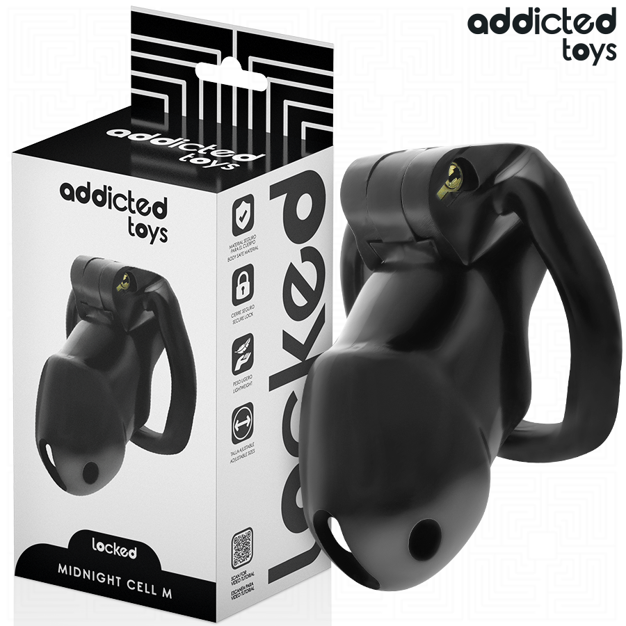 ADDICTED TOYS LOCKED - MINDNIGHT CINTURÃO DE CASTIDADE M