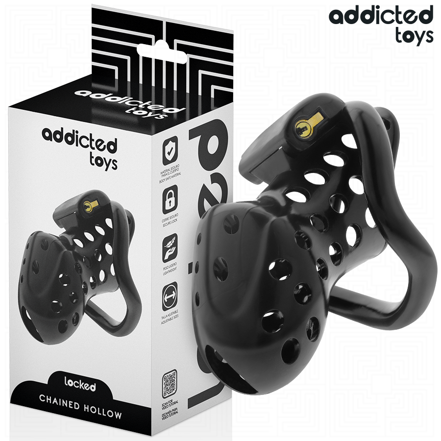 ADDICTED TOYS LOCKED - COM PÉNIS OCA ALGEMADA 10,5 CM