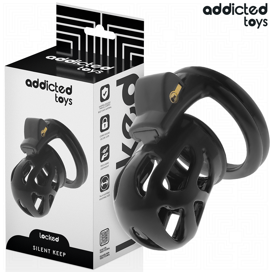 ADDICTED TOYS LOCKED - GAIOLA PARA PÉNIS SILENCIOSA 7,5 CM