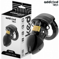 ADDICTED TOYS LOCKED - GAIOLA PARA PÉNIS CASTIDADE PROFUNDIDADE 7,5 CM