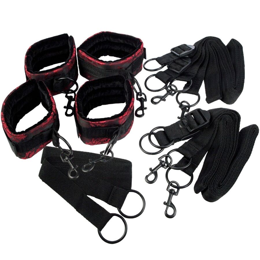 CALEXOTICS - ESCÂNDALO CONJUNTO DE ATADURAS DE CAMA