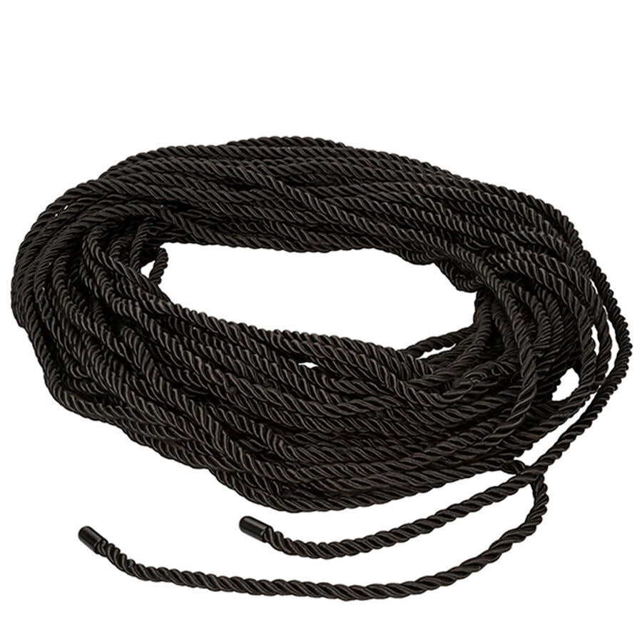 CALEXOTICS - ESCÂNDALO CORDA BDSM PRETA 30 M