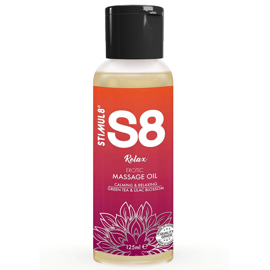 STIMUL8 - S8 RELAX ÓLEO DE MASSAGEM CHÁ VERDE 125 ML