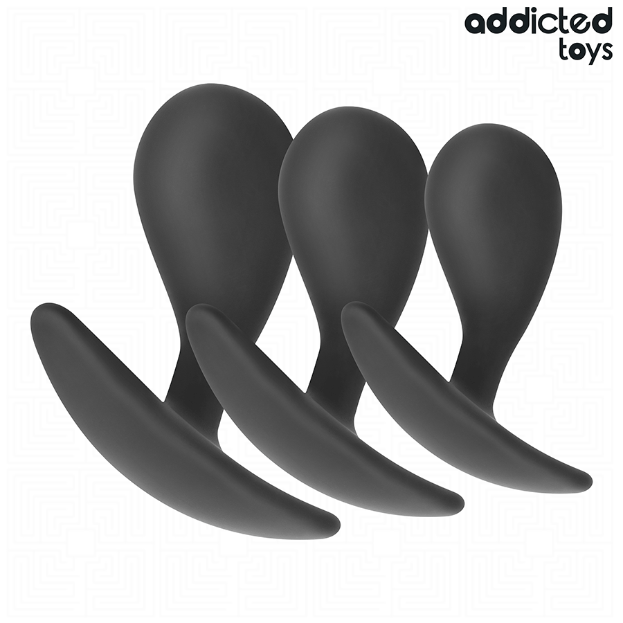 ADDICTED TOYS - LOTE DE 3 PLUGS ANAIS MODELO 3