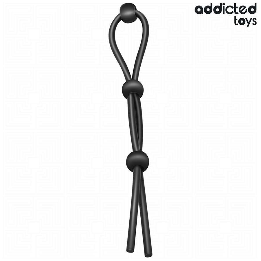 ADDICTED TOYS - CORDA DE SILICONE DE TRÊS ANÉIS PARA PÉNIS