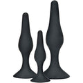 TOYJOY - Plug anal CURVY COMPANIONS 3 peças Preto