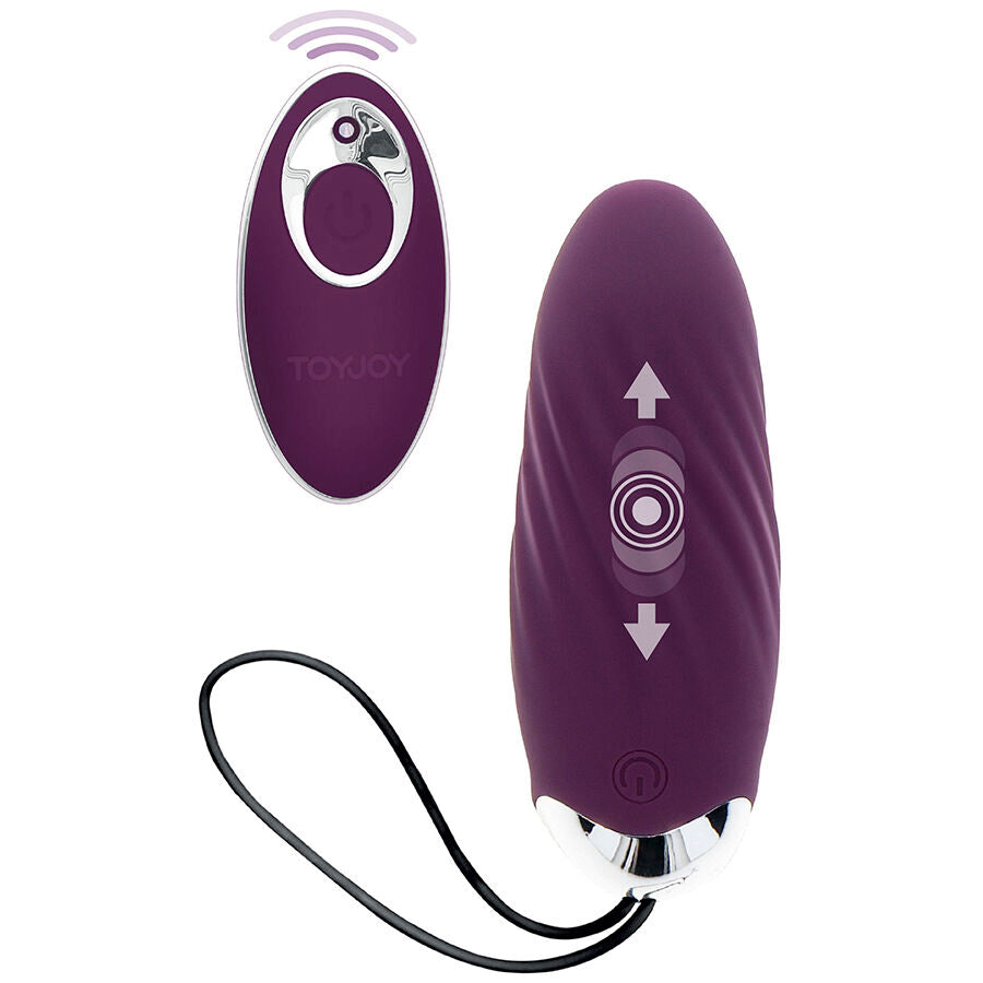 TOYJOY - HAPPINESS KNOCK KNOCK EGGSTAVAGANT VIBRADOR TELECOMANDADO ROXO