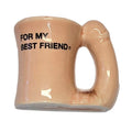 DIABLO PICANTE – CANECA MAGNÉTICA DE CERÂMICA COM ASA EM FORMA DE PÉNIS "PARA O MEU MELHOR AMIGO"