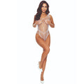 PASSION - BS114 BODYSTOCKING BRANCO GRELHA