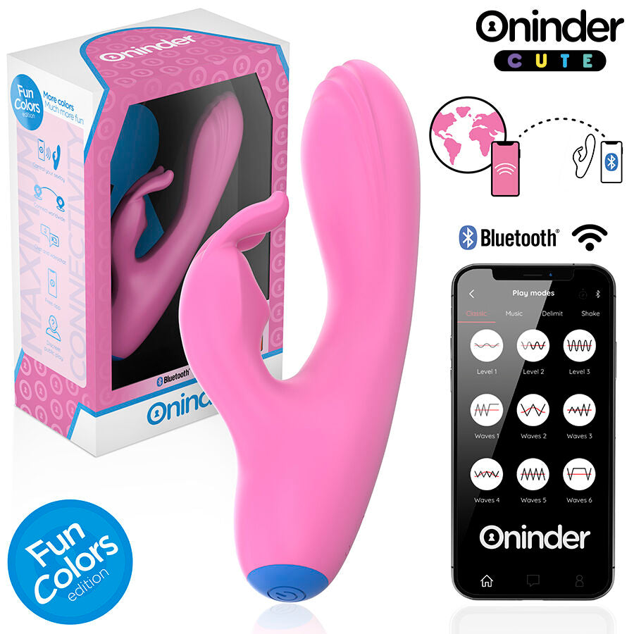 ONINDER CUTE - LOVE BUNNY VIBRADOR PONTO G CLITÓRIS - APLICAÇÃO GRATUITA MUNDIAL
