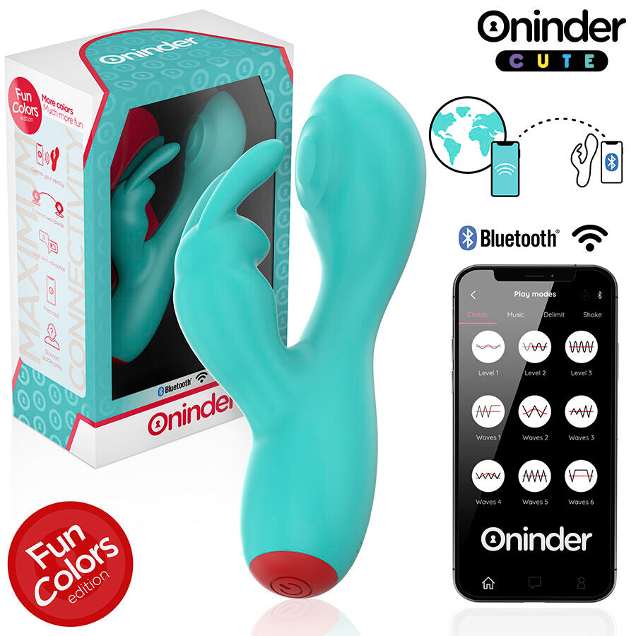 ONINDER CUTE - VIBRADOR CLITORIANO LOVE BUNNY G-SPOT - APLICAÇÃO GLOBAL GRATUITA